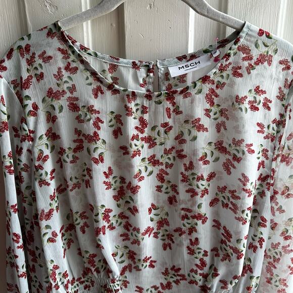 MSCH Copenhagen Sarina Top in Pomegranate Flower - Picture 3 of 7